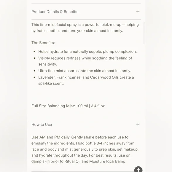 Oak Essentials x Jenni Kanye Full Size Balancing Toning Mist 100ml/3.4 fl oz $46 - Picture 8 of 14